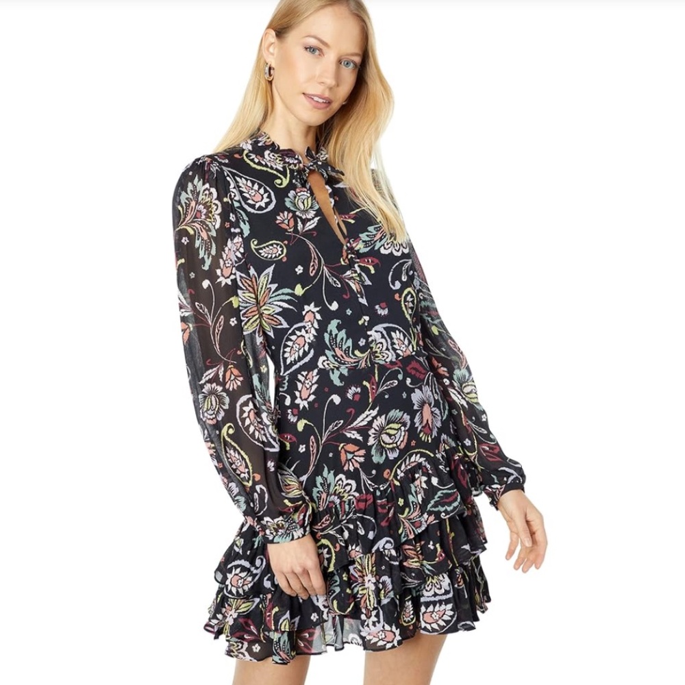 Black floral Yumi Kim dress